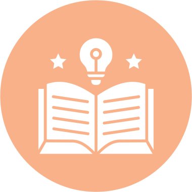 Kitap. Web simgesi basit illüstrasyon