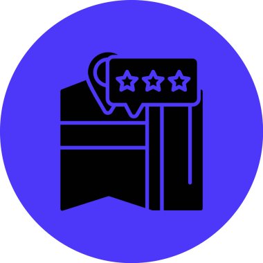 derecelendirme simgesi vektör illüstrasyonu