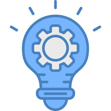 ampul ışığı yaratıcı simgesi