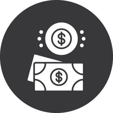 Dolar simgesi vektör illüstrasyonu