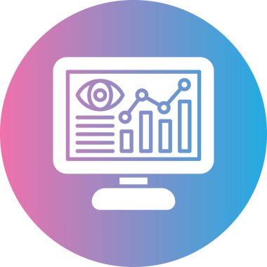 seo modern simgesinin vektör illüstrasyonu