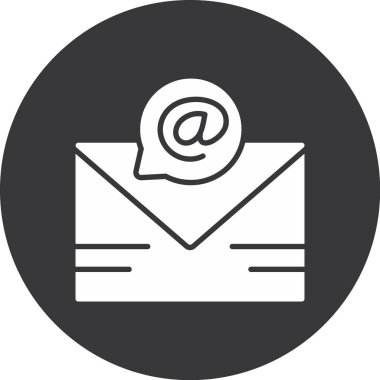 E- posta simgesi vektör illüstrasyonu