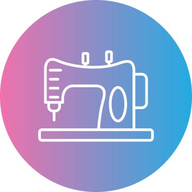 makine simgesi, modern basit illüstrasyon