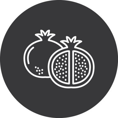 Karpuzun vektör çizimi