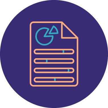 Vektör belgesi Simge illüstrasyonu