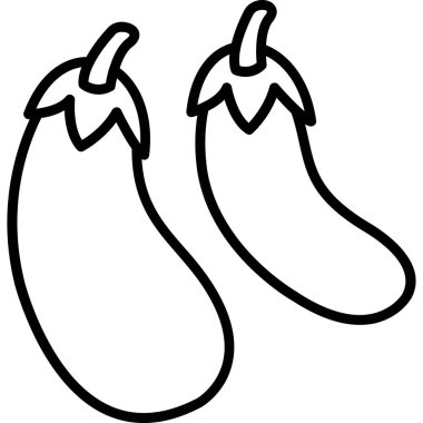 Taze muz ikonu. vektör illüstrasyonu