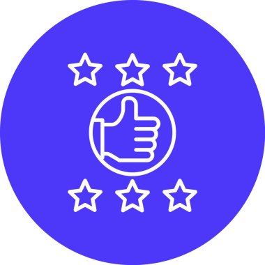 Bir simgenin vektör illüstrasyonu