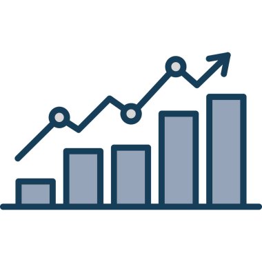 Beyaz arkaplanda iş vektörü simgesi