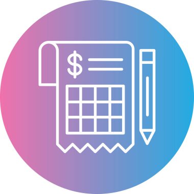 hesap makinesi simgesi vektör illüstrasyonu