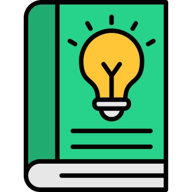 Kitap. Web simgesi basit illüstrasyon