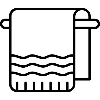 Su kovası ikonu. özet çizimi