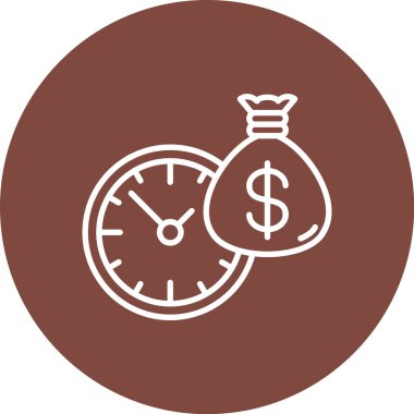 Dolar simgesi vektör illüstrasyonu