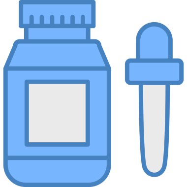 Şişe. Web simgesi basit illüstrasyon