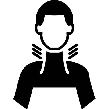 Bir insan simgesinin vektör illüstrasyonu