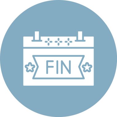 Takvim vektör simgesi modern basit illüstrasyon