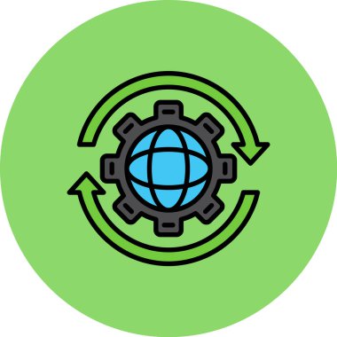 Kişisel ve ticari kullanım için genel vektör simgesi simgesi vektör çizimi..