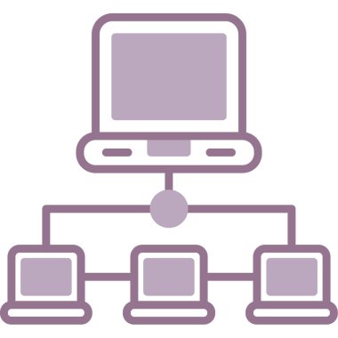 Bağlantı. Web simgesi basit illüstrasyon