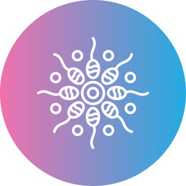 Renkli bir simgenin vektör illüstrasyonu