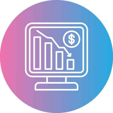 İş simgesinin vektör illüstrasyonu