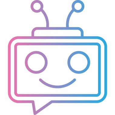 Konuş. Web simgesi basit illüstrasyon