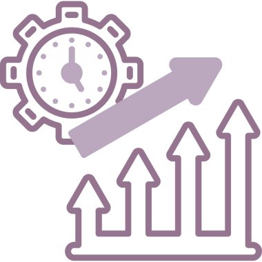 Vektör çizimi. saat simgesi