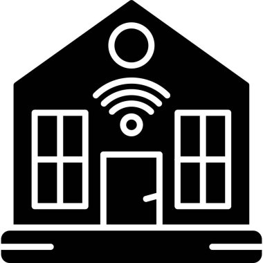 Bina. Web simgesi basit illüstrasyon