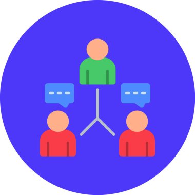 İş adamları. Basit resimleme