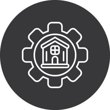 Seo modern simgesi, seo simgesinin vektör illüstrasyonu