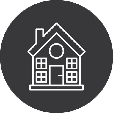 vektör ev simgesi çizimi tasarımı