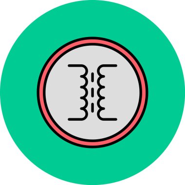 Bir b eksikliği simgesinin vektör çizimi