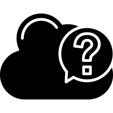 bulut hesaplama vektörü sembol tasarımı