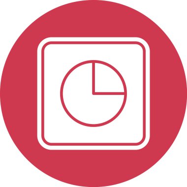 Saat simgesi vektör illüstrasyonu