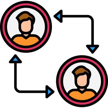 ağ web simgesi, basit vektör illüstrasyonu