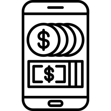 dolar işareti ile Smartphone