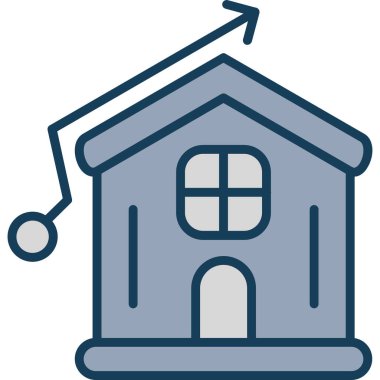 konut simgesi oluşturma - taslak biçimi