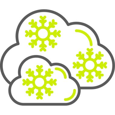 Hava durumu simgesi, vektör illüstrasyonu