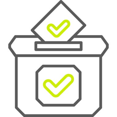 Oylama simgesi vektör çizimi