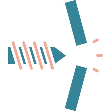 Havai fişekler. Web simgesi basit tasarım