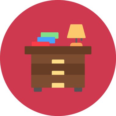 mobilya vektörü simgeleri modern illüstrasyon