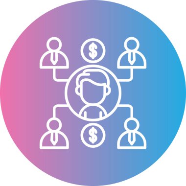 İş simgesinin vektör illüstrasyonu