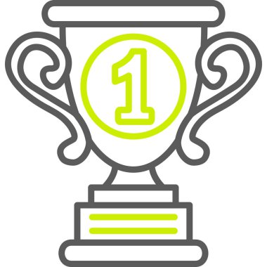 kupa simgesi vektör illüstrasyonu