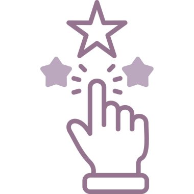 Yıldız. Web simgesi basit tasarım