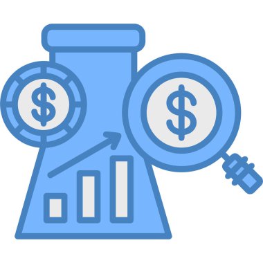 iş büyüme vektör simgesi