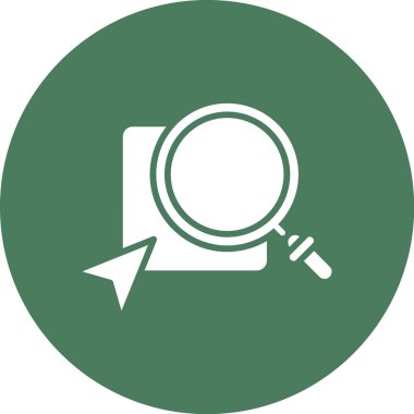 Arama simgesi vektör illüstrasyonu