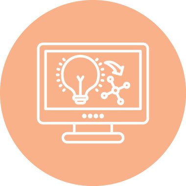 seo modern simgesinin vektör illüstrasyonu