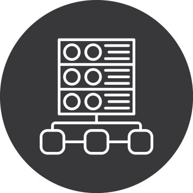 İş ve finans simgesinin vektör illüstrasyonu