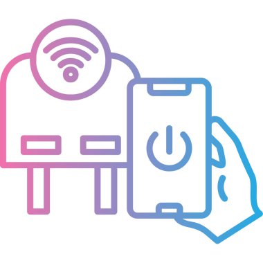 wifi akıllı telefon simgesi vektör illüstrasyon tasarımı ile