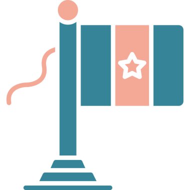 Modern simgenin vektör illüstrasyonu