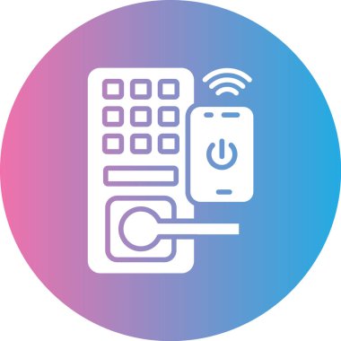 Cep telefonu simgesinin vektör illüstrasyonu