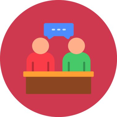 İş ikonu. Basit resimleme